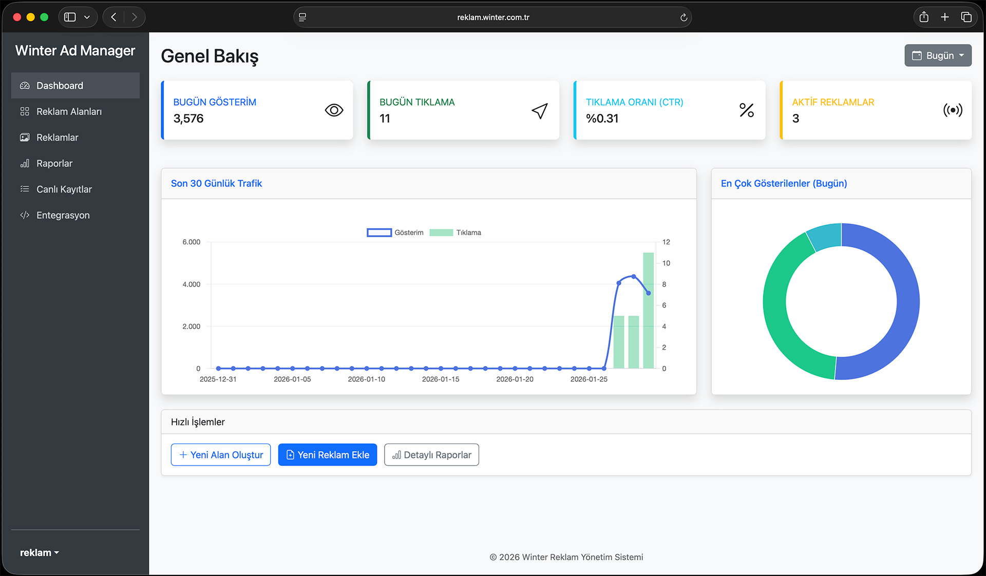 Reklam Banner Takip Yazılımı
